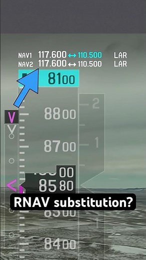 How to substitute RNAV on a VOR approach. #studentpilot #privatepilot #instrumentpilot