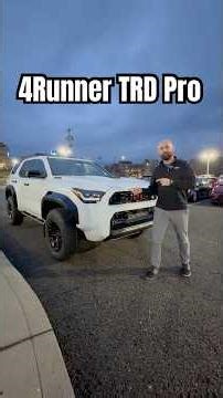 2025 Toyota 4Runner TRD Pro is the Ultimate Off-Road Machine #toyota #carreview #toyota4runner