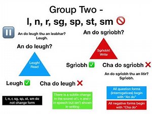 Learn Scottish Gaelic - eSgoil National 5 - Lesson 13 - The Past Tense Regular Verb