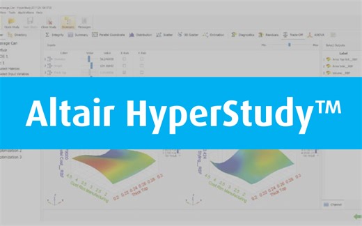 Altair HyperStudy™教学视频 -- 多学科设计挖掘与优化