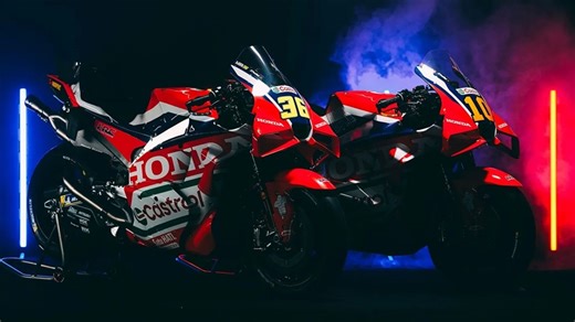 Honda HRC Castrol präsentiert die neuen Motorräder für die Saison 2026