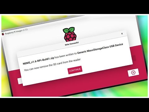 Install NEMS Linux 1.6 using Raspberry Pi Imager
