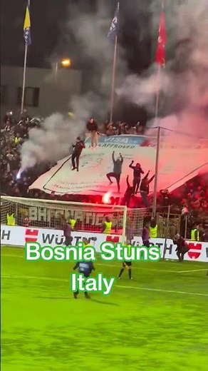 Bosnia Stuns Italy