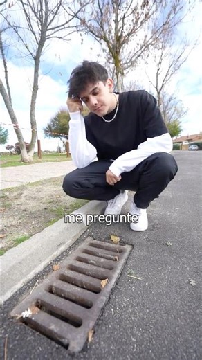 I threw a tracker into a sewer.