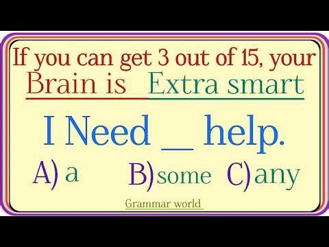 Only Genius Can Pass This Test | GRAMMAR WORLD