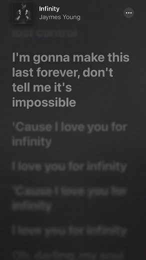 I Love You for Infinity: Sped Up Song Template