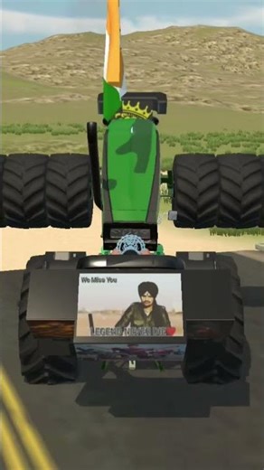 Indian vehicles simulator3d game🤯#tractorgame #youtubeshorts #m_p_farming_08