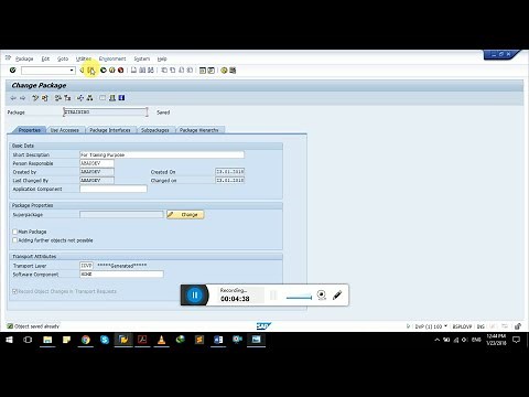 10: How to Create a Package and Transport Request in SAP Using SE21 and SE09 TCODE