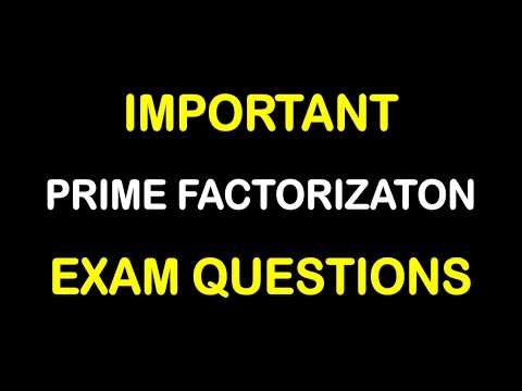 Prime Factorization Important Exam Questions | Step-by-Step Solved | CBSE ICSE Maths | Question 4