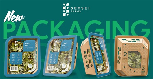 Sensei Farms Debuts New Packaging Across Leafy Greens and Salad Mixes; Jessica Vasisht Comments