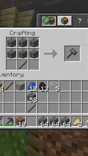 How Do You Craft a Hammer #minecraft #memes #gaming