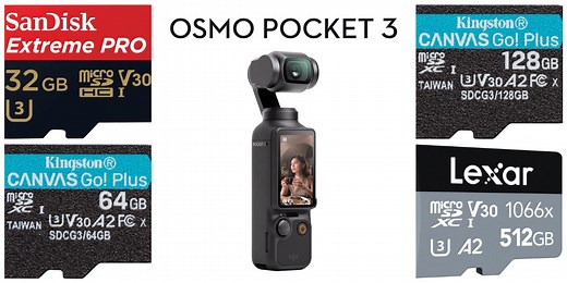 失敗しない！Osmo Pocket 3のおすすめmicroSDカードと選び方を解説 | DroneWiki
