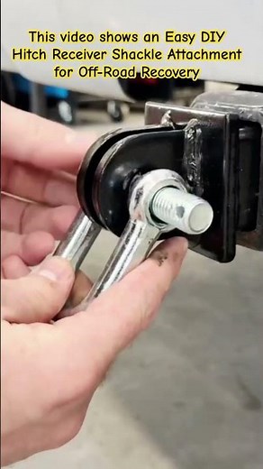 The Ultimate DIY Shackle Hitch Receiver Setup 🛻 #TruckRecovery #HitchReceiver #OffRoadGear #Towing