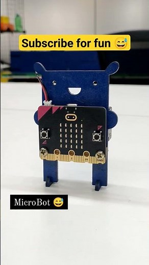 Build the robot using the microbit | how to make the robot using the microbit #science #shorts