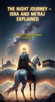 The Night Journey – Isra and Mi’raj Explained | The Miracle Journey of Prophet Muhammad ﷺ