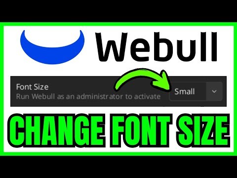 How To CHANGE FONT SIZE On Webull Desktop (QUICK & EASY) 2025