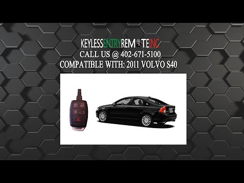 How To Replace Volvo S40 Key Fob Battery 2011