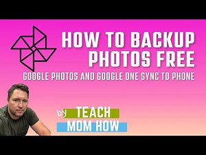 How to Backup all of Your Photos to Google Photos or Google One on Auto Pilot | Teach Mom How