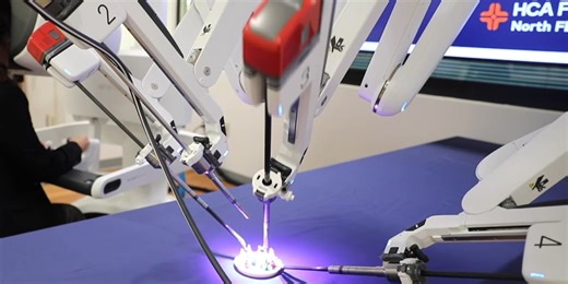 HCA North Florida hosts robot night, showing off new robotic surgical system
