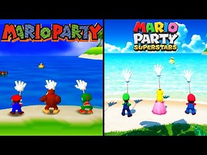 Evolution of Cast Aways in Mario Party (1998-2021)