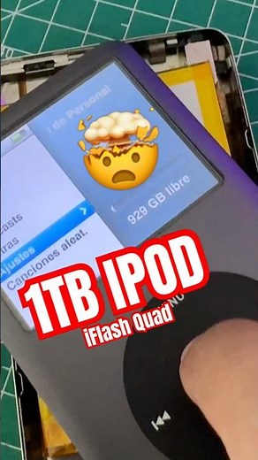UPGRADE 1TB iPod Classic 7 #ipod #apple #tech #nostalgia #retro #upgrade