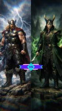 Thor vs Loki — Who Would Win This Fight? #thor #loki #versus #fighting #mythologyshorts