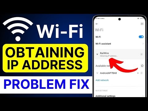 WiFi Obtaining IP Address Error | Fix WiFi Connection Issue | WiFi Not Working Problem