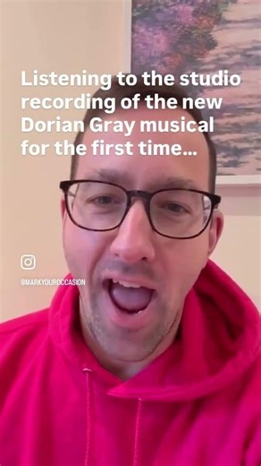 Listening to the new Dorian Gray soundtrack THAT I SANG ON