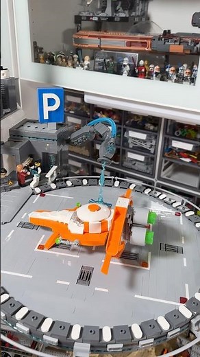 Next Generation Raumschiff Parkhaus #lego #afol #klemmbausteine