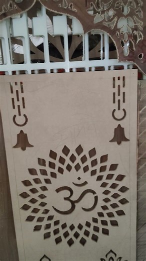 CNC Router Cutting | Om Mandala Design on MDF #short #shorts