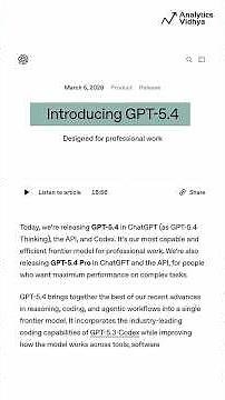 GPT-5.4 Explained 🚀 The AI Built for Serious Work