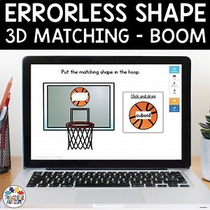 Matching 3D Shapes | Errorless Learning Boom Cards