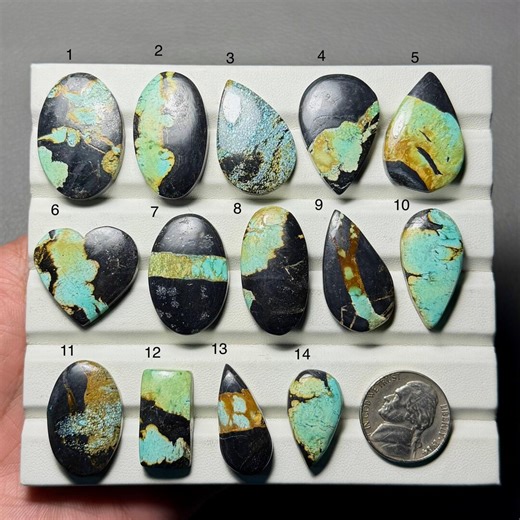 Rare Blackjack Turquoise A One Quality 100% Natural Blackjack Turquoise Cabochon Loose Gemstone for Making Jewelry SF-2260 - Etsy