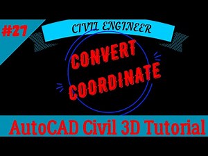 How to convert Northing and Easting to latitude and longitude in civil 3d |How to Convert coordinate