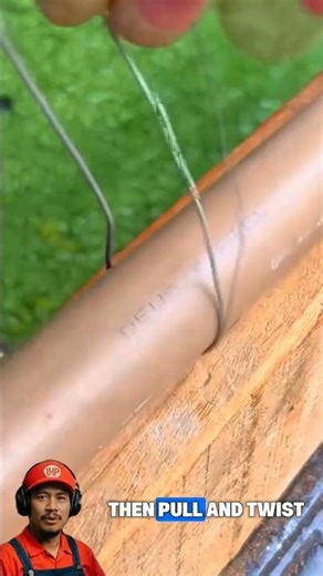 DIY PVC Pipe Clamps: Using Only Wire and Dowels #diy #pipe