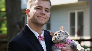 He Couldn't Find A Date To Prom, So He Took His Cat