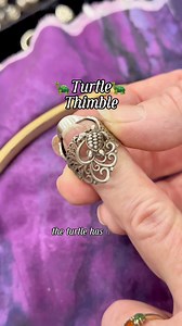 🧵Thimbles For Men Part 5🧵 We have gotten a LOT of questions about thimble styles that extend to accommodate men’s finger sizes. Here’s one of our favorites: the Turtle Thimble! Stay tuned for more selections of thimble styles for men! #sewingtools #thimble #thimbles #silversmith #mensewtoo #thimblesforyou | Thimbles for You