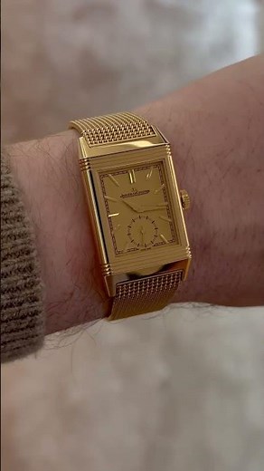 Jaeger-LeCoultre Reverso Tribute Monoface Small Seconds #jaegerlecoultre #reverso