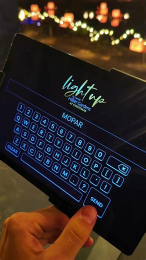 I promise this is Mopar related 😂 Went out to Sir Harold Hillier Arboretum and Gardens illuminated tonight. They have a bit that lets you put any words up onto an illuminated area. Only two things ever on my mind 😂