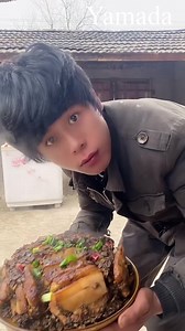 329K views · 4.5K reactions | Enjoy Rural Life Cooking Natural Food pig head belly pork fat pig skins and king fish. | Yamada | Facebook