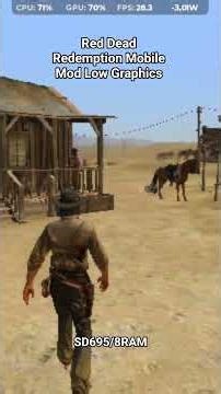 Red Dead Redemption Mobile Low Graphics Snapdragon 695