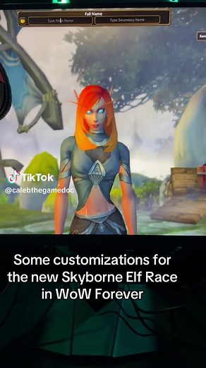 Skyborne Elf Customizations WoW Forever