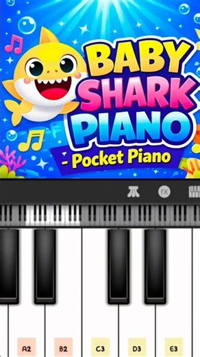 Baby Shark Piano Cover 🎹 | Pocket Piano