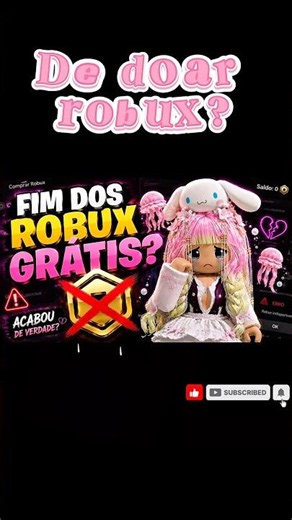O fim dos Robux grátis chegou? 😨 #roblox