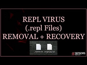 REPL VIRUS (.repl Files) Removal + DECRYPTION Guide