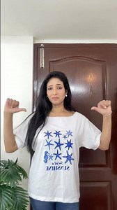 Loose T-shirt styling hack 🦋✨