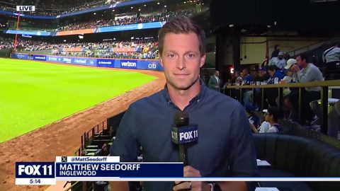 Cosm Los Angeles hosts Dodgers NLCS watch party