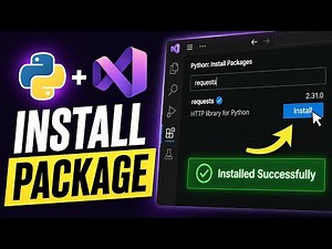 How To Install A Python Package In Visual Studio