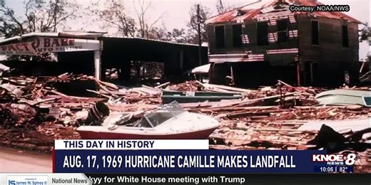 This Day in History: Hurricane Camille makes landfall on Aug. 17, 1969