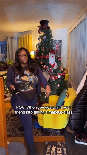 Kourtni Brandy on Instagram: "Sometimes it’s hard telling a friend their makeup blind so you gotta tell them through hints😭🤣 If your ready to learn how to properly do your makeup make sure to click the link in my bio and grab your ticket while they’re still available 🫶🏾 #explore #foryou #fyp #makeupclass #chicagomua"